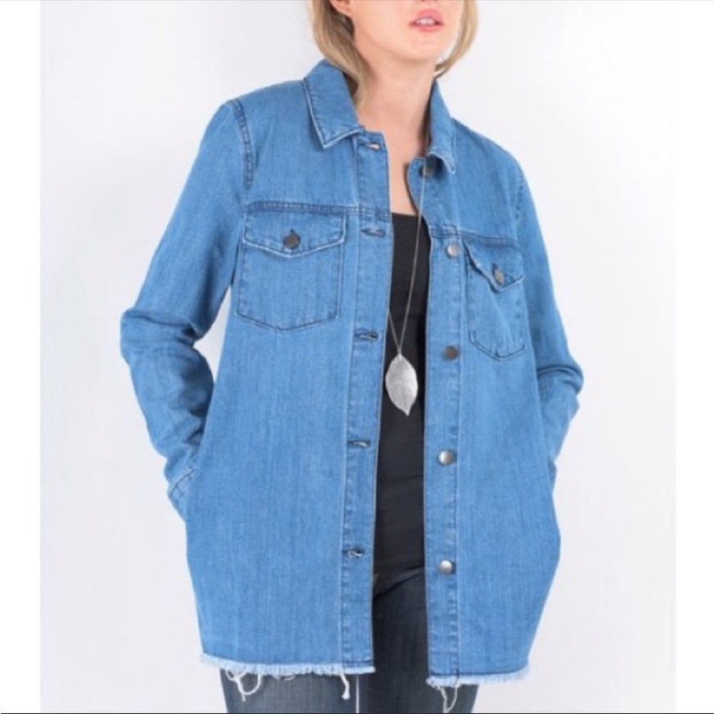 Havoc Oversized Denim Jacket Small
